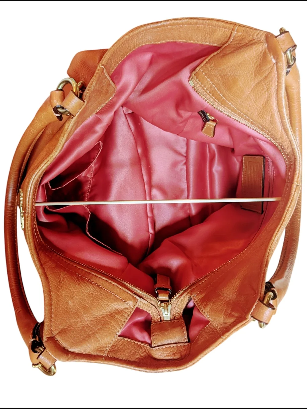 Coach Madison Abigail Tan Camel Leather Hobo Shoulder Bag, #18612